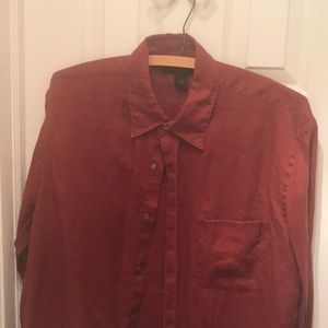 Express linen dress shirt Large